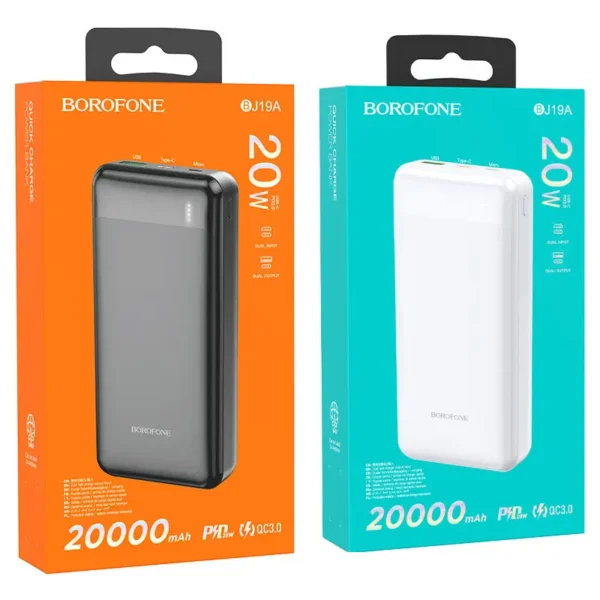 پاوربانک بروفون مدل BJ19A ظرفیت 20000 میلی آمپر - تصویر 6