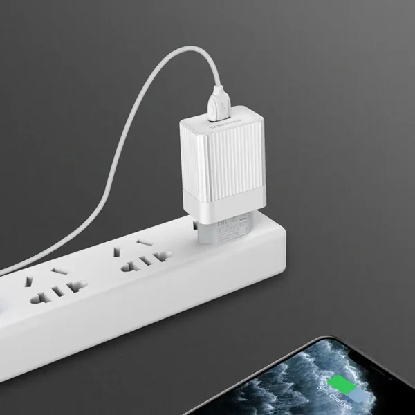 شارژر دیواری بروفون مدل BA47A به همراه کابل میکرو - تصویر 9