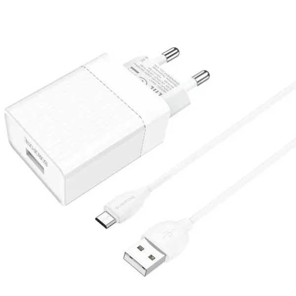 شارژر دیواری بروفون مدل BA47A به همراه کابل میکرو - تصویر 10