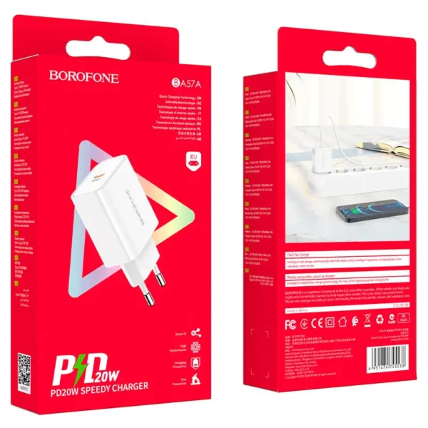 شارژر دیواری PD 20W بروفون مدل BA57A - تصویر 7