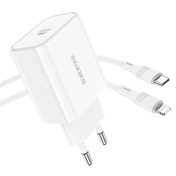 شارژر دیواری PD 20W بروفون مدل BA57A به همراه کابل لایتنینگ - تصویر 8