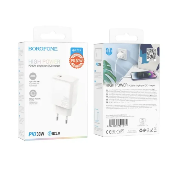 شارژر دیواری PD 30W بروفون مدل BA77A - تصویر 8
