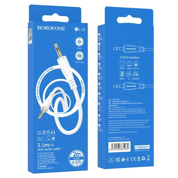 کابل AUX بروفون مدل BL14 طول 2 متر - تصویر 5