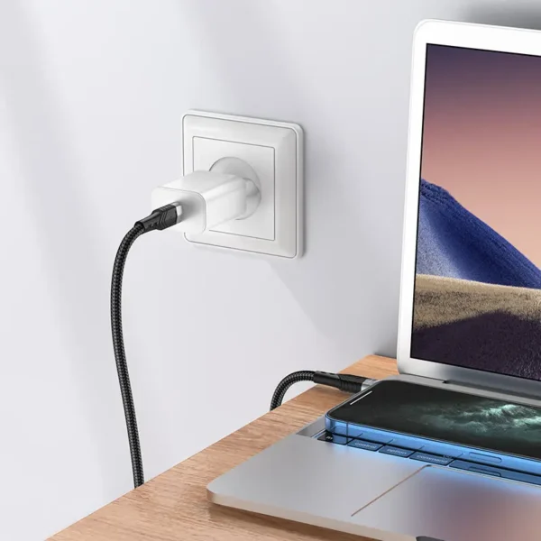 کابل شارژ تایپ سی 60 وات بروفون مدل BU35 - تصویر 3
