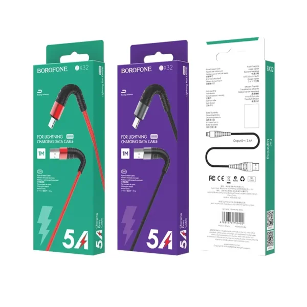 کابل شارژ لایتنینگ بروفون مدل BX32 - تصویر 7