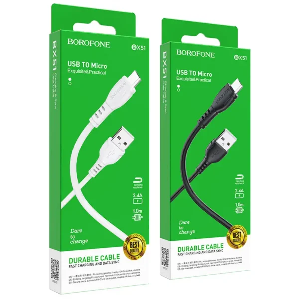 کابل شارژ میکرو بروفون مدل BX51 - تصویر 7
