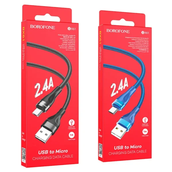 کابل شارژ میکرو بروفون مدل BX61 - تصویر 5