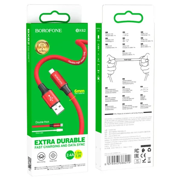 کابل شارژ میکرو بروفون مدل BX82 - تصویر 8