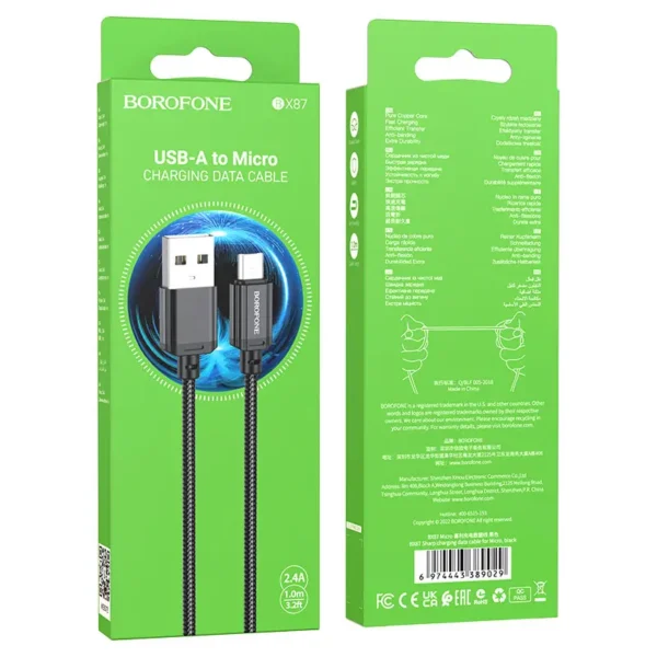 کابل شارژ میکرو بروفون مدل BX87 - تصویر 9