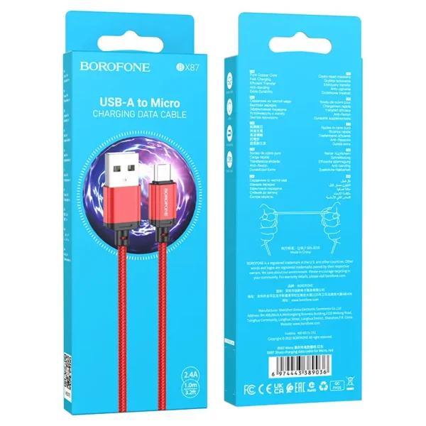 کابل شارژ میکرو بروفون مدل BX87 - تصویر 7