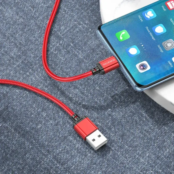 کابل شارژ تایپ سی بروفون مدل BX87 - تصویر 7