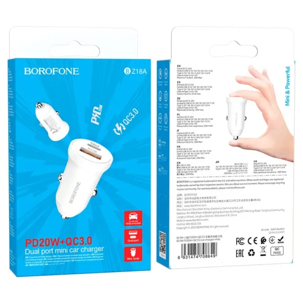 شارژر فندکی PD 20W بروفون مدل BZ18A - تصویر 6