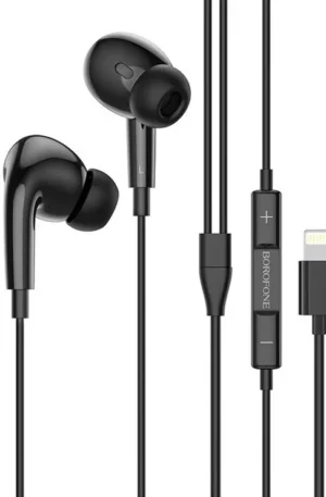 هندزفری سیم دار بروفون مدل BM30 Pro پورت لایتنینگ