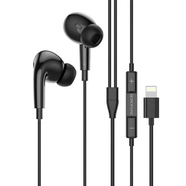 هندزفری سیم دار بروفون مدل BM30 Pro پورت لایتنینگ - تصویر 2