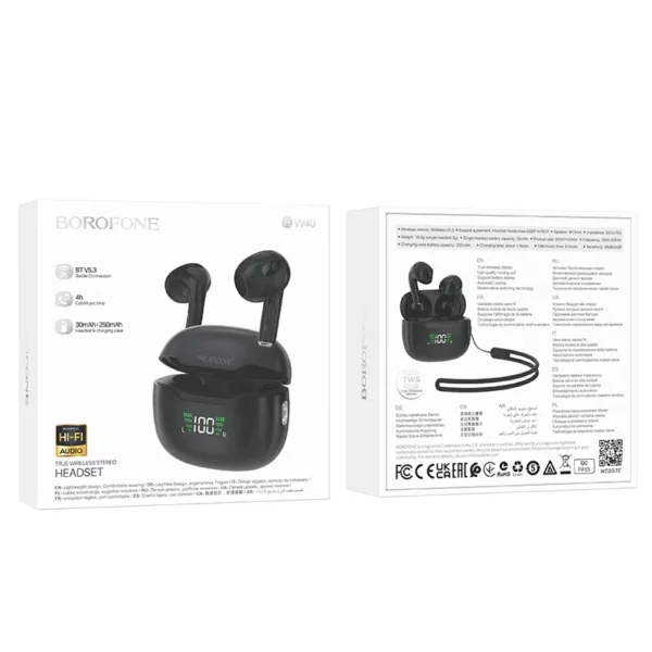 هندزفری بلوتوث استریو بروفون مدل BW40 - تصویر 14