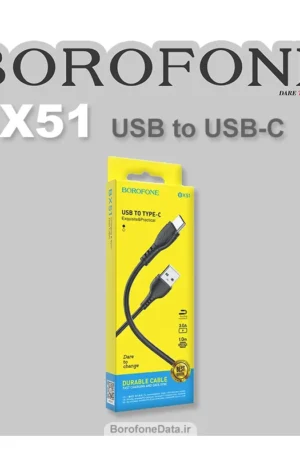 کابل شارژ تایپ سی بروفون مدل BX51