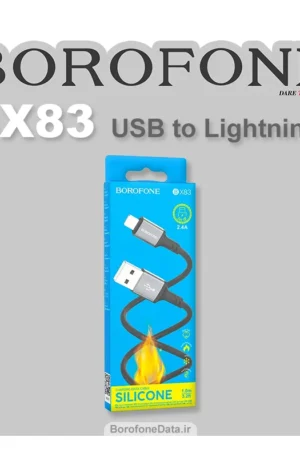 کابل شارژ لایتنینگ بروفون مدل BX83