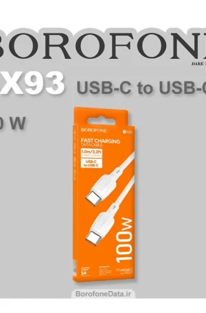 کابل شارژ تایپ سی 100 وات بروفون مدل BX93