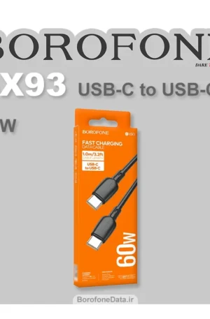 کابل شارژ تایپ سی 60 وات بروفون مدل BX93